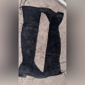 Over-The-Knee Stuart Weitzman Black Boots Style “LOWLAND”